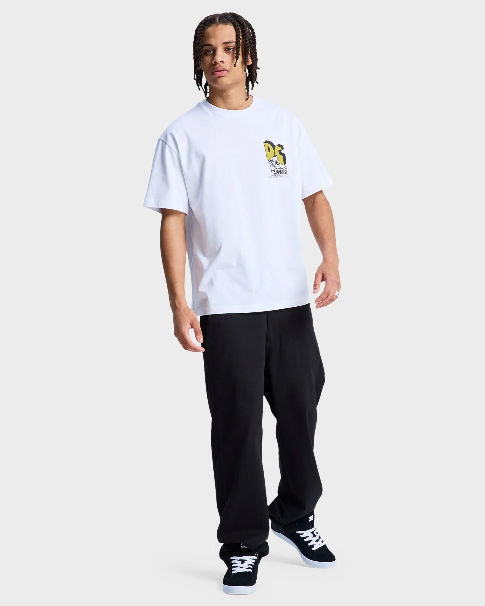 Mens Worker Relax Chino Pants - Image 6