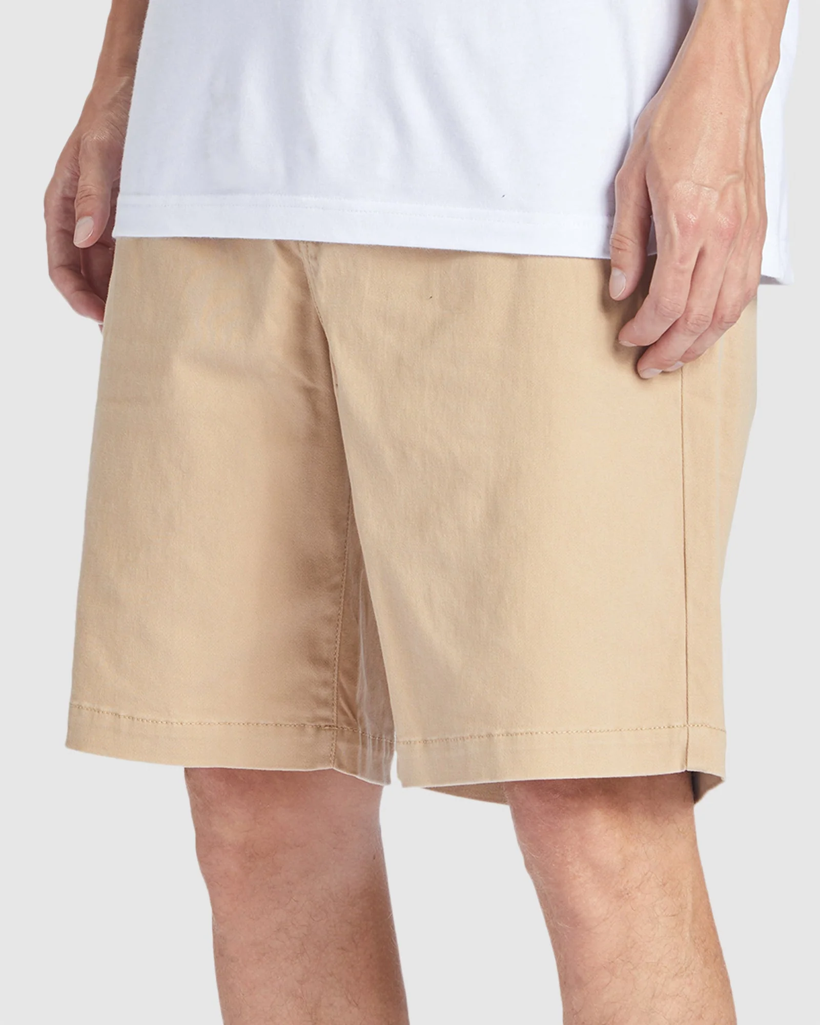 Mens Worker Relaxed Chino Shorts - Image 2
